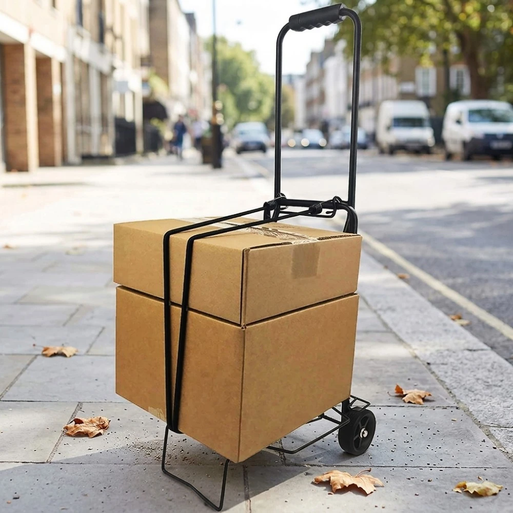 Metal Folding Mini Luggage Trolley Cart