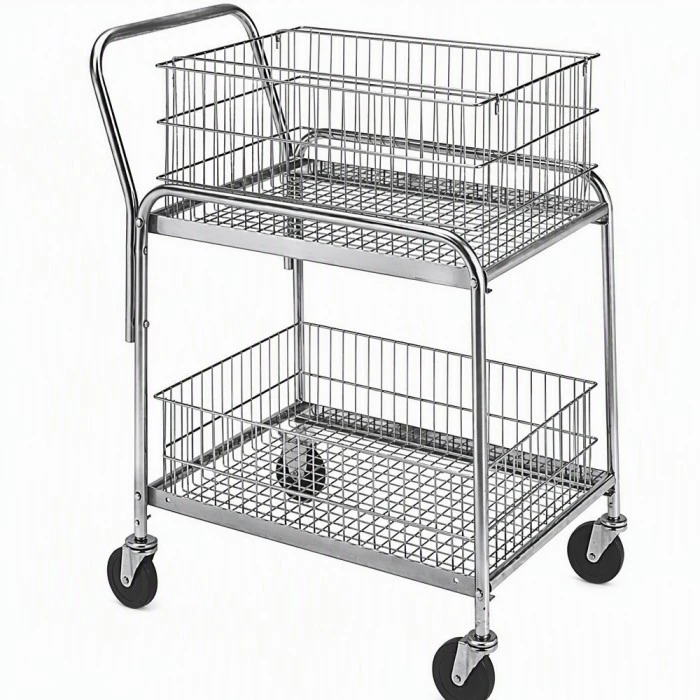 Rullande trådkorg Office Mail Delivery Cart
